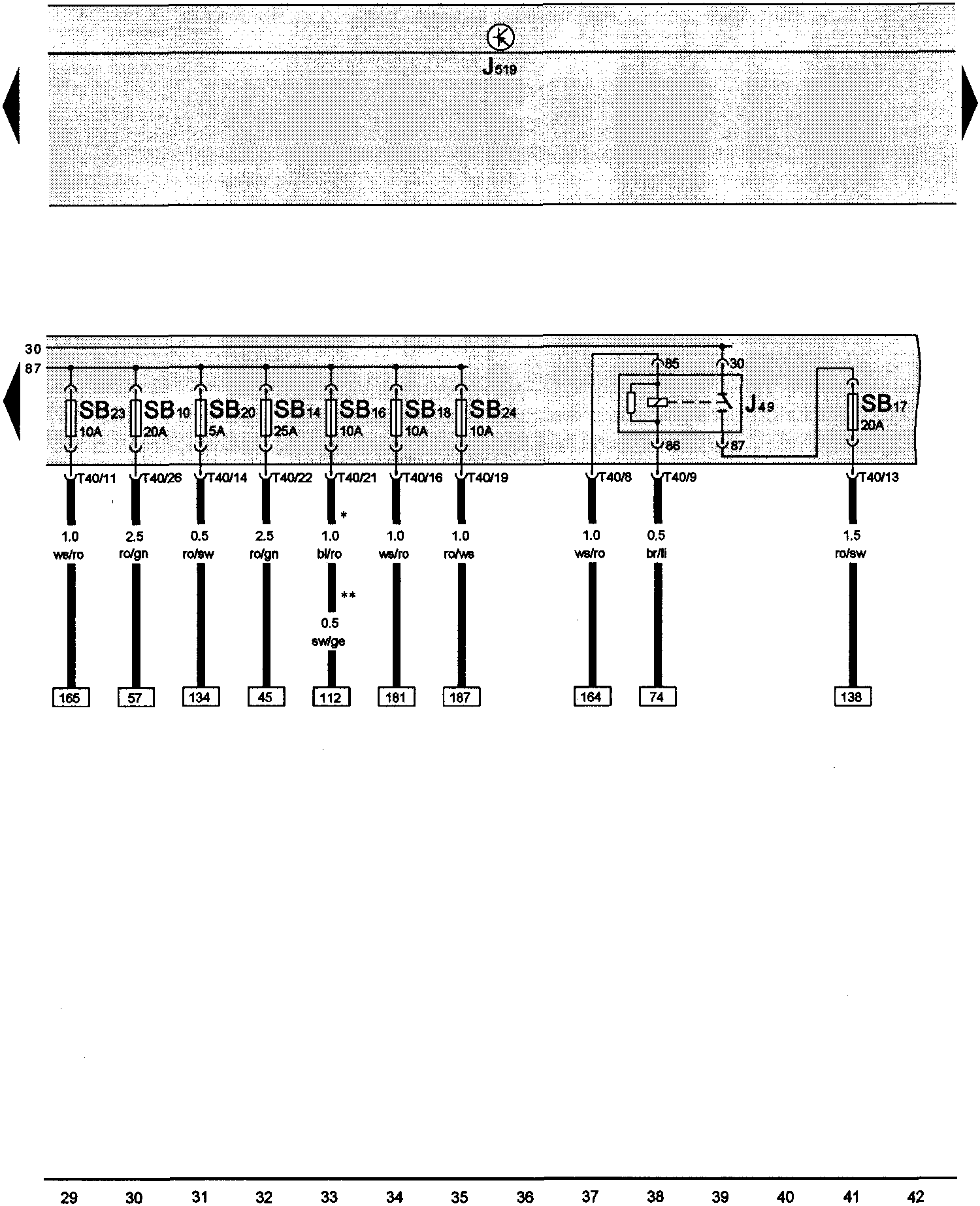 電路圖 (1.8 TMotronic BYJ發(fā)動機(jī))